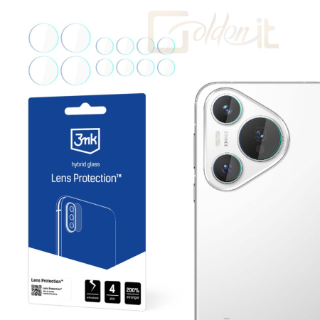 Okostelefon kiegészítő 3mk Kameralencse védőfólia Huawei Pura 70 Pro / 70 Pro+ - W-3LenProt-HP70P/P+