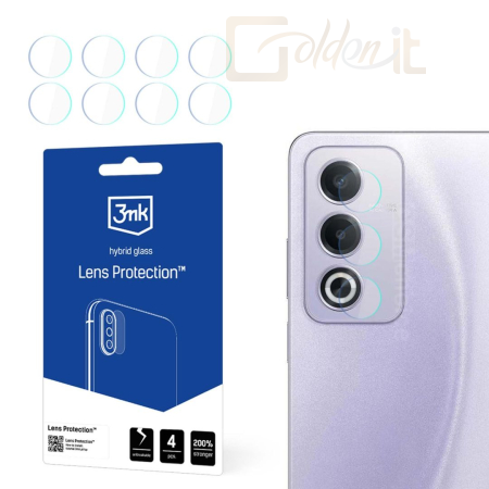 Okostelefon kiegészítő 3mk Kameralencse védőfólia Oppo A3 Pro 5G / Energy - W-3LenProt-OA3PE