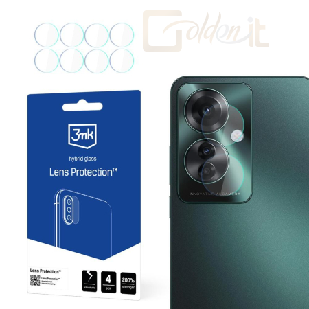 Okostelefon kiegészítő 3mk Kameralencse védőfólia Oppo Reno11 A - W-3LenProt-OR11A
