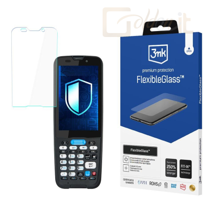 Okostelefon kiegészítő 3mk FlexibleGlass hibrid üvegfólia 7H Unitech HT330 - W-3FxGl-Unt1