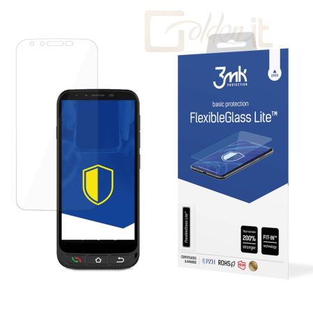 Okostelefon kiegészítő 3mk FlexibleGlass Lite hibrid üvegfólia 7H SPC Zeus 4G / Pro - W-3FxGlL-SPCZ4G/P