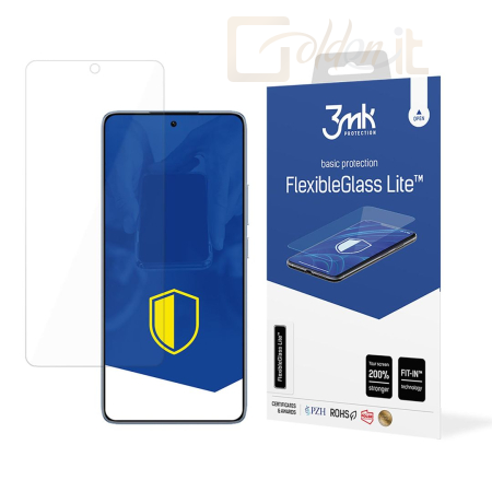 Okostelefon kiegészítő 3mk FlexibleGlass Lite hibrid üvegfólia 7H Xiaomi 14T / 14T Pro - W-3FxGlL-X14T/P
