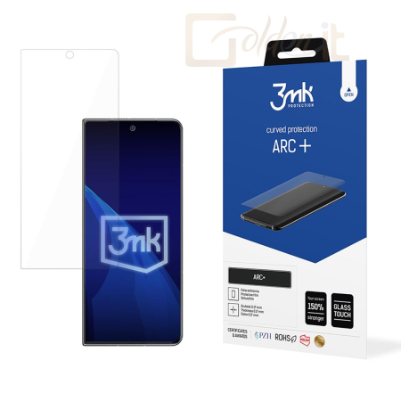Okostelefon kiegészítő 3mk ARC+ kijelző védőfólia Tecno Phantom V Fold2 (front) - W-3ArcP-TPVFo2f