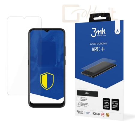 Okostelefon kiegészítő 3mk ARC+ kijelző védőfólia MaxCom Smart MS651 - W-3ArcP-MSMS651