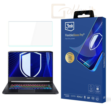 Okostelefon kiegészítő 3mk FlexibleGlass Pro hibrid üvegfólia 7H Acer Predator Triton 500 - W-17u3FxGlP-APT500