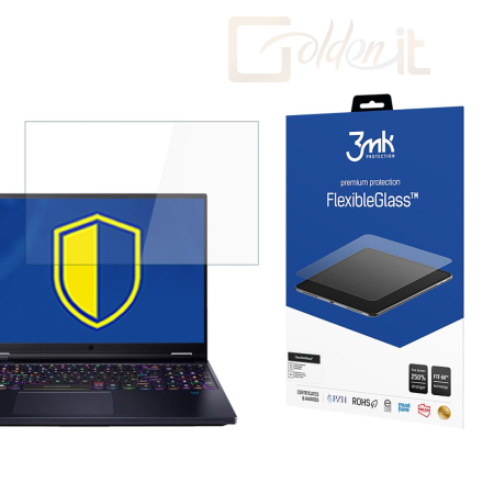 Okostelefon kiegészítő 3mk FlexibleGlass hibrid üvegfólia 7H PREDATOR Helios PH16-72-983T - W-17u3FxGl-PHPH16