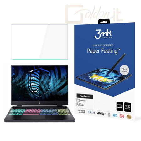 Okostelefon kiegészítő 3mk Paper Feeling védőfólia rajzoláshoz Acer Nitro 16 - W-17u3PapFe-AN16