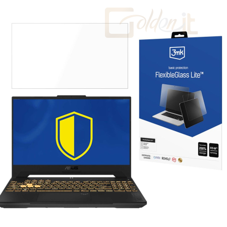 Okostelefon kiegészítő 3mk FlexibleGlass Lite hibrid üvegfólia 7H ASUS TUF Gaming F15 - W-17u3FxGlL-ATGF15