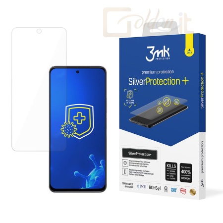 Okostelefon kiegészítő 3mk SilverProtection+ antimikrobiális védőfólia Vivo Y37 Pro - W-3SPrtP-VY37P