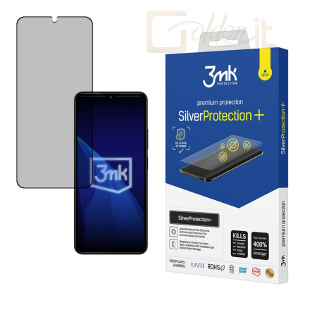 Okostelefon kiegészítő 3mk SilverProtection+ antimikrobiális védőfólia Redmi 14c / POCO C75 - W-3SPrtP-Red14c