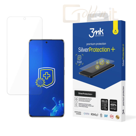 Okostelefon kiegészítő 3mk SilverProtection+ antimikrobiális védőfólia Oppo F27 Pro+ - W-3SPrtP-OF27P+