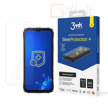 Okostelefon kiegészítő 3mk SilverProtection+ antimikrobiális védőfólia Doogee Blade 10 / Pro / Ultra - W-3SPrtP-DB10PU