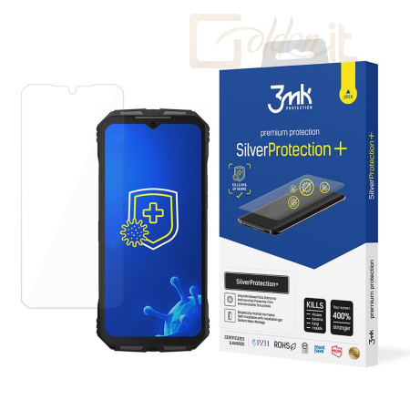 Okostelefon kiegészítő 3mk SilverProtection+ antimikrobiális védőfólia Doogee V31 GT - W-3SPrtP-DV31GT