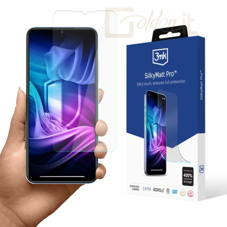 Okostelefon kiegészítő 3mk Silky Matt Pro fólia ZTE Blade A54 - W-3SlMatPr-ZTEBlA54