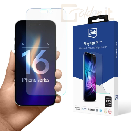 Okostelefon kiegészítő 3mk Silky Matt Pro fólia Apple iPhone 16 Plus - W-3SlMatPr-AiP16Plu