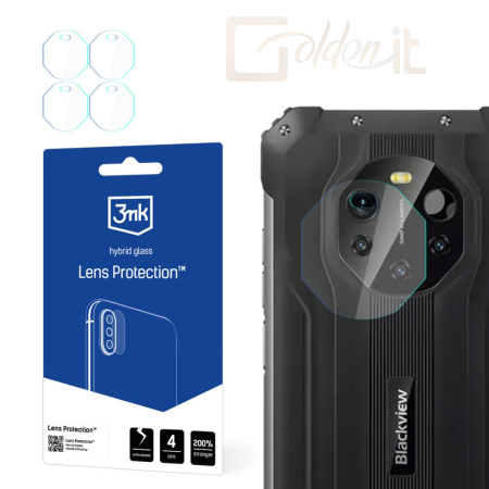 Okostelefon kiegészítő 3mk Kameralencse védőfólia Blackview BL8800 Pro - W-3LenProt-BBL8800P