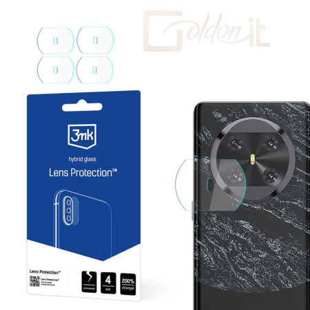 Okostelefon kiegészítő 3mk Kameralencse védőfólia Cubot X90 - W-3LenProt-CX90