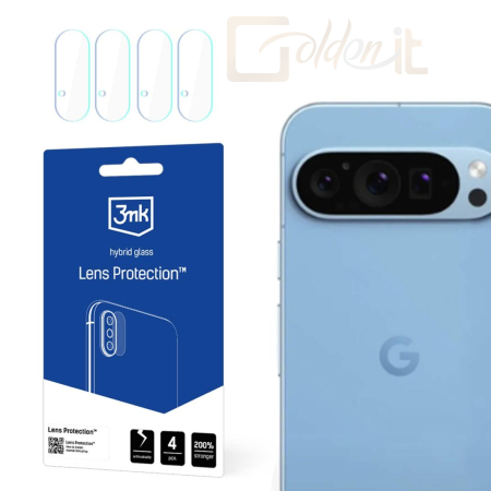 Okostelefon kiegészítő 3mk Kameralencse védőfólia Google Pixel 9 Pro - W-3LenProt-GoPix27
