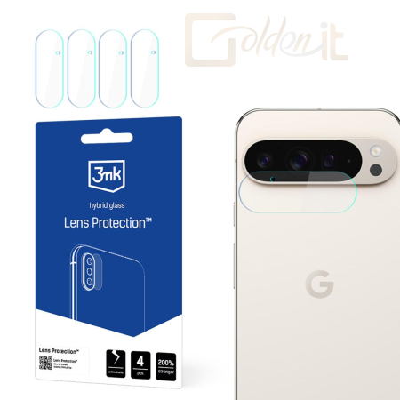Okostelefon kiegészítő 3mk Kameralencse védőfólia Google Pixel 9 Pro XL - W-3LenProt-GPX9X