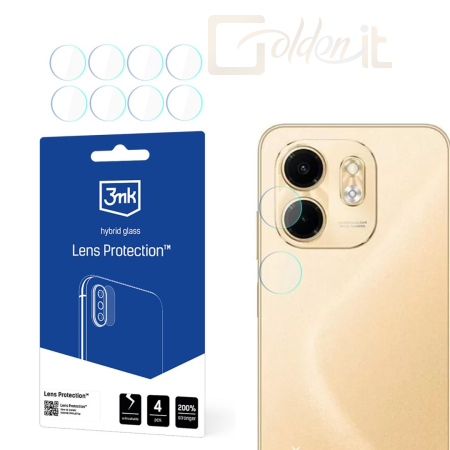 Okostelefon kiegészítő 3mk Kameralencse védőfólia Infinix Smart 9 - W-3LenProt-InS9