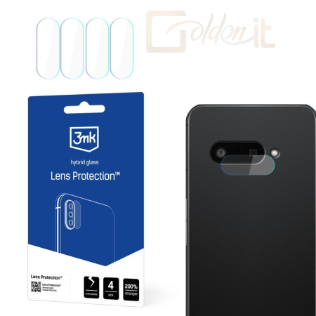 Okostelefon kiegészítő 3mk Kameralencse védőfólia Kyocera Digno SX4 - W-3LenProt-KDSX4