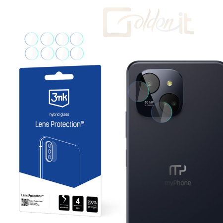 Okostelefon kiegészítő 3mk Kameralencse védőfólia MyPhone N23 Plus 5G - W-3LenProt-MPN23P5G