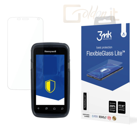Okostelefon kiegészítő 3mk FlexibleGlass Lite hibrid üvegfólia 7H Honeywell CT60 - W-3FxGlL-Hw5