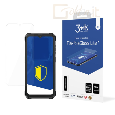 Okostelefon kiegészítő 3mk FlexibleGlass Lite hibrid üvegfólia 7H Blackview BV6200 / BV6200 Pro - W-3FxGlL-BBV6200P