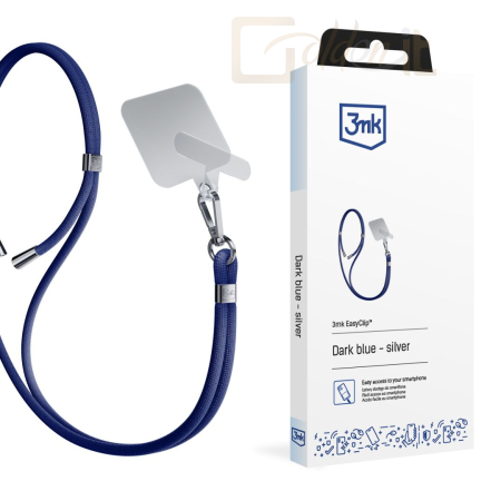 Okostelefon kiegészítő 3mk EasyClip kiegészítő Dark Kék (ezüst) - W-3EaCli-AccDaBuS