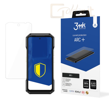 Okostelefon kiegészítő 3mk ARC+ kijelző védőfólia Ulefone Armor27 Pro / 27T Pro - W-3ArcP-UA27P/T