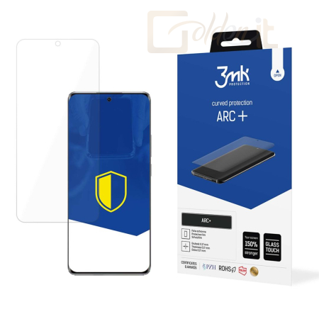 Okostelefon kiegészítő 3mk ARC+ kijelző védőfólia Oppo F27 Pro+ - W-3ArcP-OF27P+