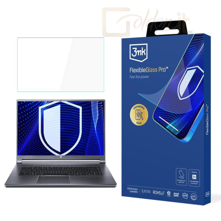 Okostelefon kiegészítő 3mk FlexibleGlass Pro hibrid üvegfólia 7H Acer Predator Triton 500 SE - W-17u3FxGlP-APT500SE