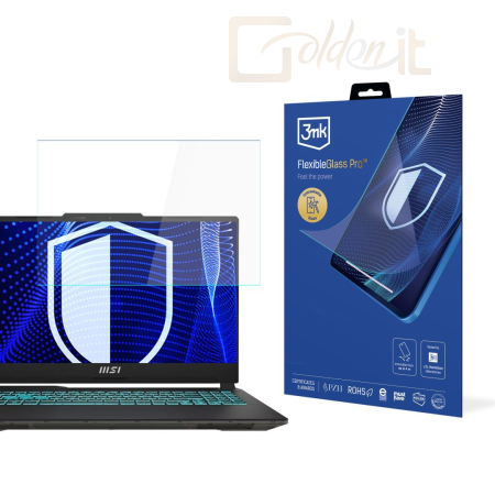 Okostelefon kiegészítő 3mk FlexibleGlass Pro hibrid üvegfólia 7H MSI Cyborg A12 - W-17u3FxGlP-MSICA12