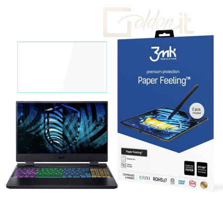 Okostelefon kiegészítő 3mk Paper Feeling védőfólia rajzoláshoz Acer Nitro 5 15,6
