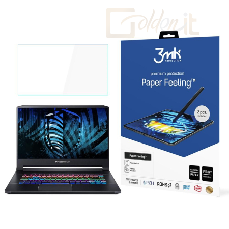 Okostelefon kiegészítő 3mk Paper Feeling védőfólia rajzoláshoz Acer Predator Triton 500 - W-17u3PapFe-APT500