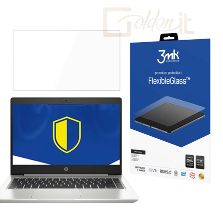 Okostelefon kiegészítő 3mk FlexibleGlass hibrid üvegfólia 7H HP ProBook 440 10gen - W-15u3FxGl-HPPB440