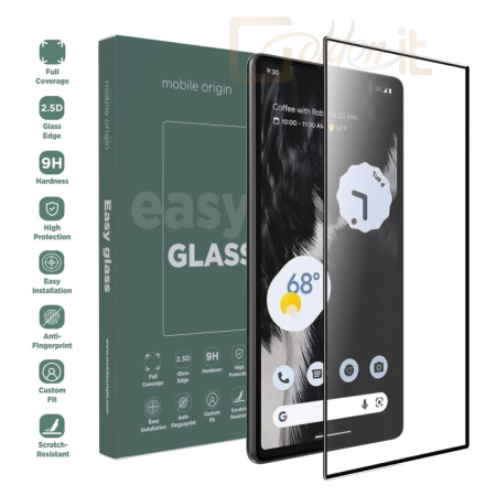 Okostelefon kiegészítő Mobile Origin EasyGlass Google Pixel 7a - FRL-EG-GP7A