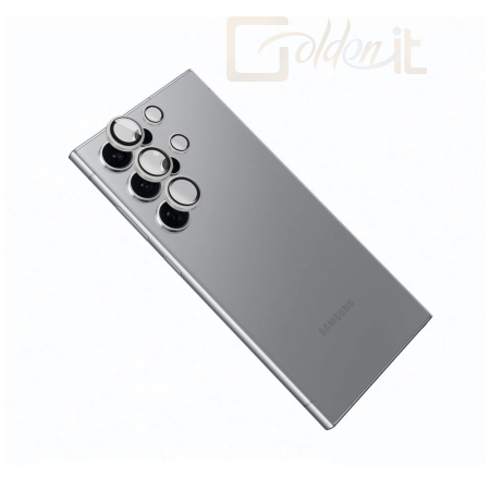 Okostelefon kiegészítő FIXED kameralencse védő biztonsági üveg Samsung Galaxy S25 Ultra telefonokhoz, ezüst - FIXGC2-1506-SL