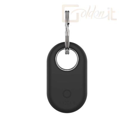 Okostelefon kiegészítő FIXED Silky szilikon tok Samsung SmartTag2-höz, fekete - FIXSILD-1334-BK
