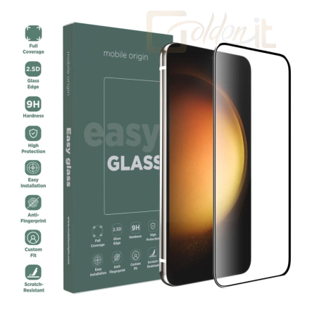Okostelefon kiegészítő Mobile Origin EasyGlass Samsung Galaxy S23 - FRL-EG-GS23