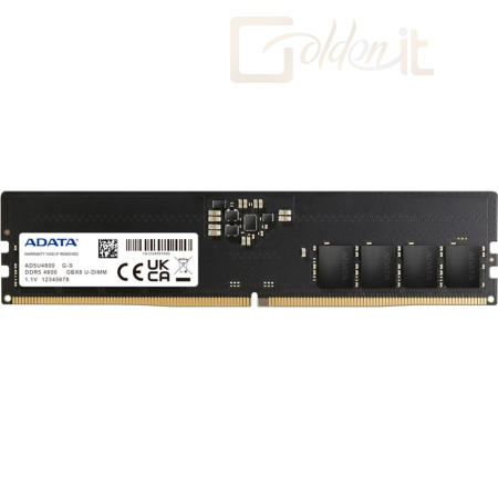 RAM A-Data 32GB DDR5 4800MHz U-DIMM Black - AD5U480032G-S