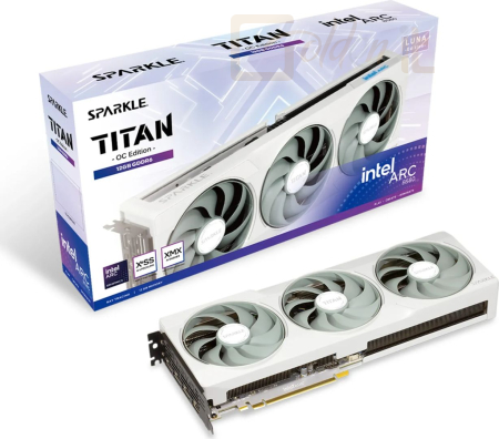 Videókártya Sparkle Intel Arc B580 Titan Luna 12GB DDR6 OC - 1A1-S00428700G