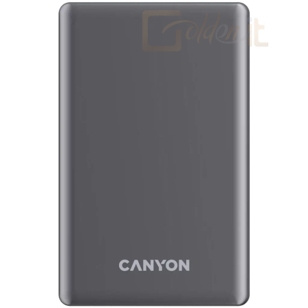 Powerbank vésztöltők Canyon CNS-CPB505DG 5000mAh PowerBank Dark Grey - CNS-CPB505DG