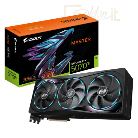 Videókártya Gigabyte RTX5070 TI AORUS MASTER 16G - GV-N507TAORUS M-16GD