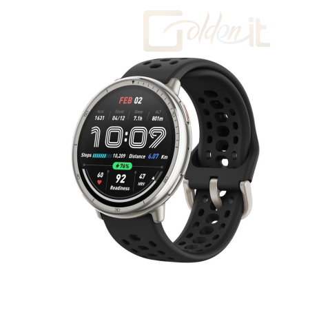 Okosóra Amazfit Amazfit Active 2 (Round) Black Sport Silicone - W2437GL7N