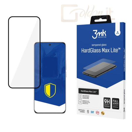 Okostelefon kiegészítő 3mk HardGlass Max Lite edzett üvegfólia 9H Fekete Honor 200 - W-3HGMxLB-Ho2000