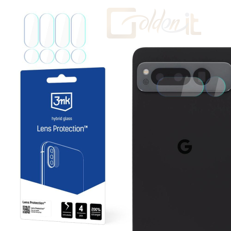 Okostelefon kiegészítő 3mk Kameralencse védőfólia Google Pixel Fold (front) - W-3LenProt-GPFf