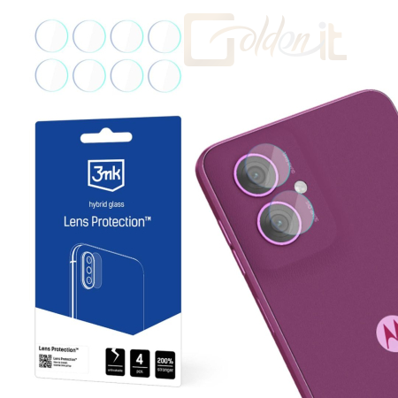 Okostelefon kiegészítő 3mk Kameralencse védőfólia Motorola Moto G55 5G - W-3LenProt-MMG55