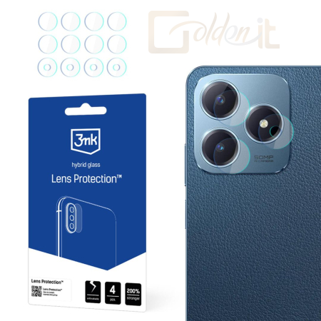 Okostelefon kiegészítő 3mk Kameralencse védőfólia Realme C63 - W-3LenProt-RC63
