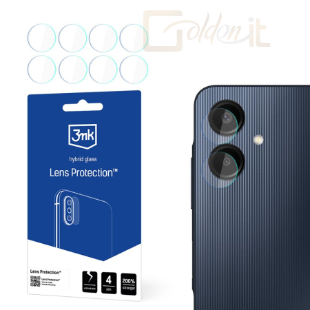 Okostelefon kiegészítő 3mk Kameralencse védőfólia Samsung Galaxy A06 - W-3LenProt-SGA06